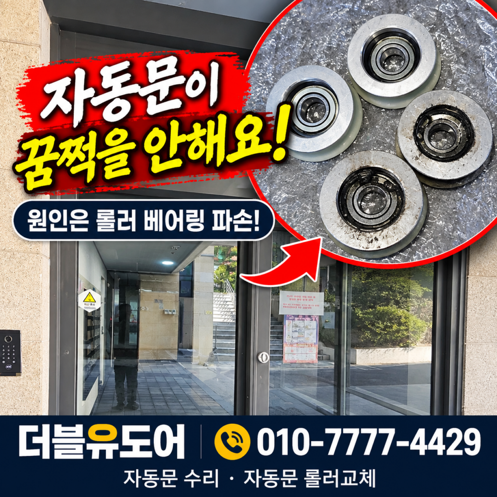강서구 방화동 자동문수리 롤러교체